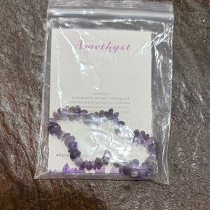 Amethyst Beaded Bracelet